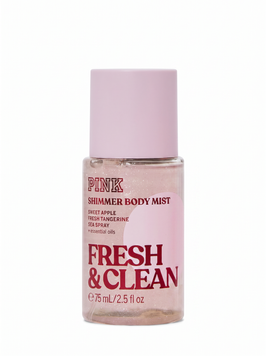 Міні спрей для тіла PINK Fresh & Clean Shimmer 75 ml 77650000 фото